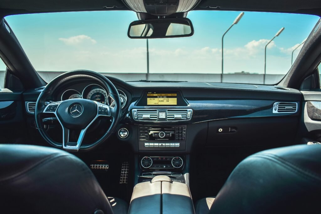 Dashboard showing service engine soon light warning drivers about engine, emissions, and repair issues.