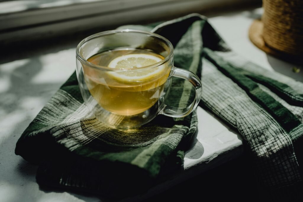 Branded wholesale tea towels displayed in a modern kitchen and retail setting for sustainable promotional marketing campaigns.