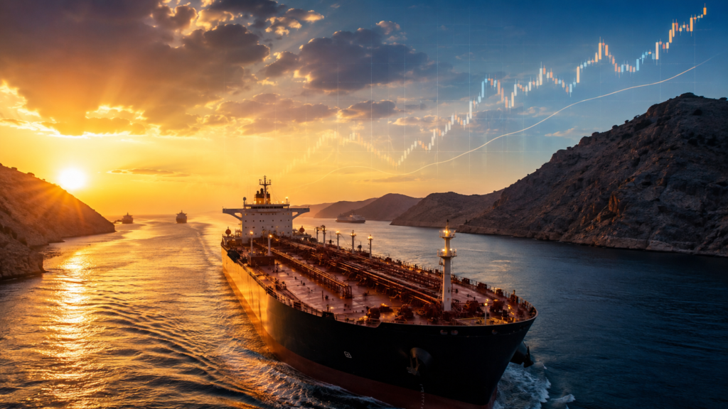 Strait of Hormuz oil prices fall as global markets rally following the reopening of key shipping routes.