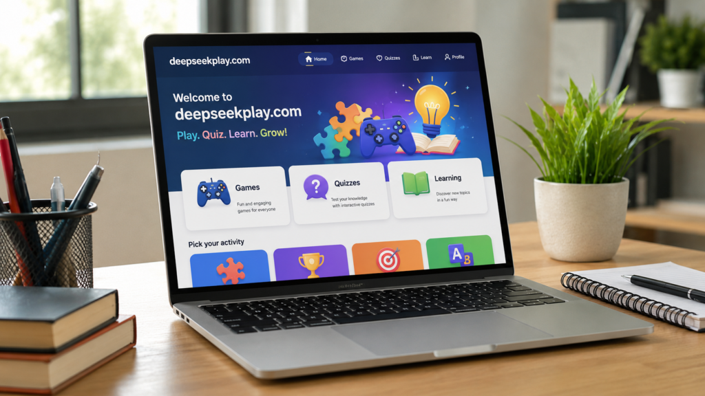 deepseekplay.com interactive games, quizzes, and online learning platform
