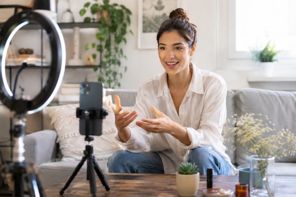 Employees and customers creating authentic social media content as brands embrace influencer marketing through community-driven storytelling