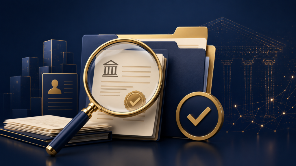 Official Mississippi business entity search concept showing business verification, legal documents, and corporate registration records.