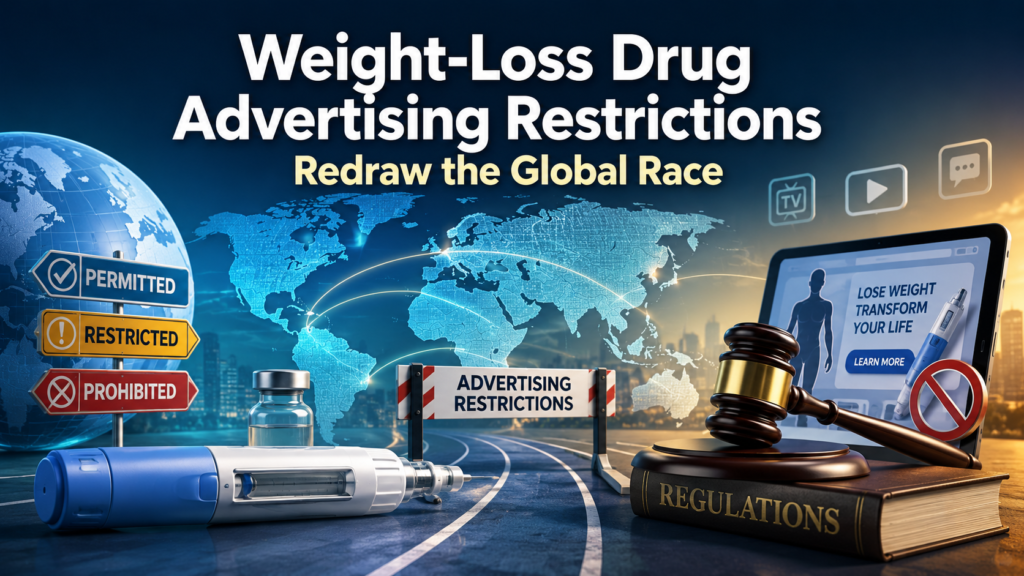 Weight-loss drug advertising restrictions shaping global pharmaceutical competition