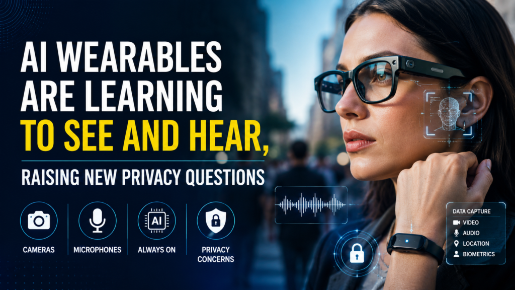 AI-powered smart glasses and wearable devices raising privacy concerns