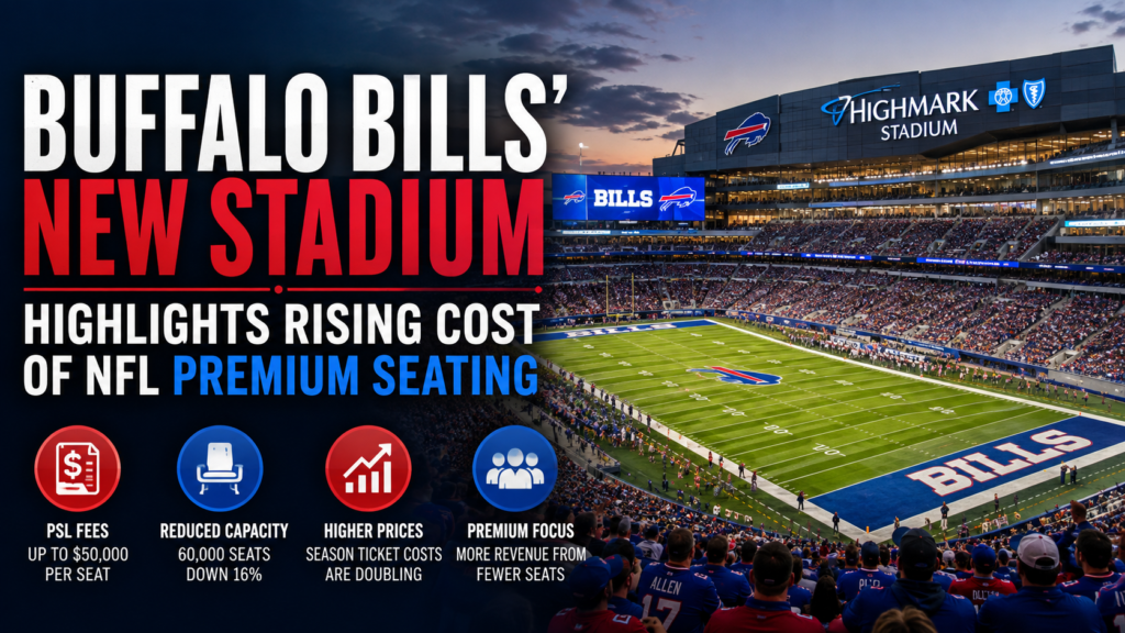 Buffalo Bills new stadium highlighting rising NFL premium seating costs