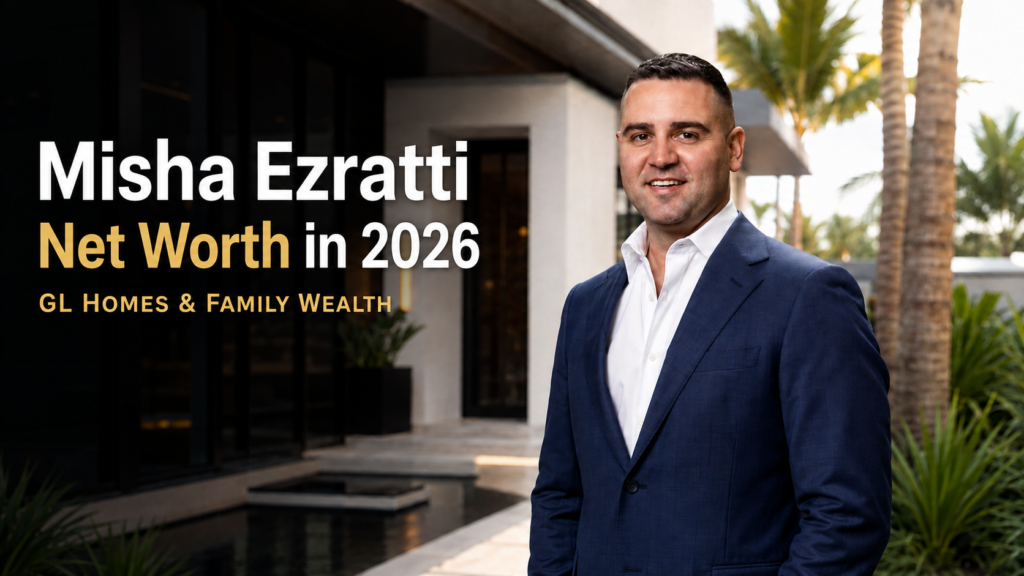 A clean editorial real-estate wealth graphic featuring a luxury Florida residential development, subtle financial-growth cues, and the article title as the only visible text.