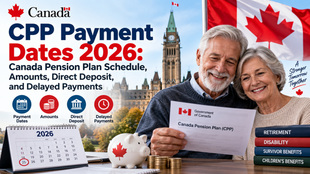 CPP Payment Dates 2026: Schedule, Amounts & Direct Deposit